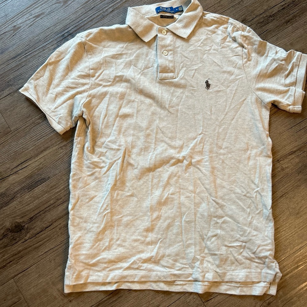 Polo by Ralph Lauren Men's Light Tan Polo Shirt